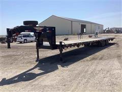 2016 H & H 40 2 T/A Flatbed Trailer 
