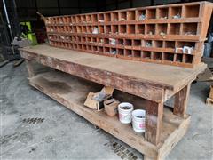 Wood Work Bench 