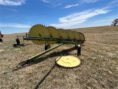 John Deere E0567 Side Delivery Wheel Rake 