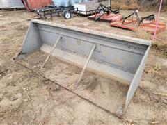 9' Skid Steer Attachment Snow Bucket 