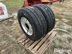 Michelin 385/65R22.5 Tires & Aluminum Rims 