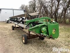 1995 John Deere 925 Rigid Header W/ Trailer 