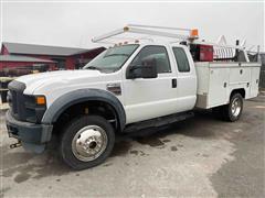 2009 Ford F450 XL Super Duty 4x4 Extended Cab Service Truck 