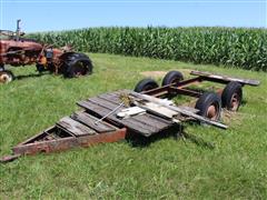 Shop Built 6' X 12' T/A Flatbed Trailer 