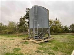 Brock Bins 1200 Bushel Cone Bottom Portable Grain Bin 