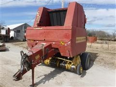 1991 New Holland 650 Auto Wrap 4' X 6' Round Baler 