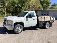 2010 Chevrolet 3500 HD 2WD Flatbed Dually Pickup 
