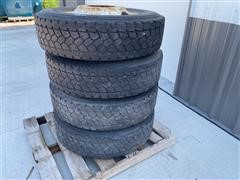 Michelin XDE M/S 275/80R22.5 Recap Drive Tires 