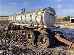 Stainless Steel Tri/A Manure Tanker Trailer 