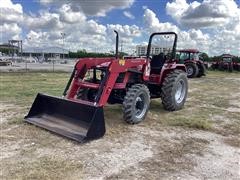 2016 Mahindra 5555 MFWD Compact Utility Tractor W/Loader 