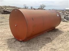 Steel 2000-Gal Horizontal Fuel Tank 