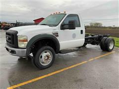 2009 Ford F550 XL Super Duty 4x4 Cab & Chassis 