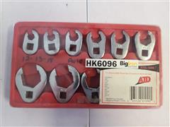 ATD-1090 SAE Flare Nut Crowfoot Wrench Set 