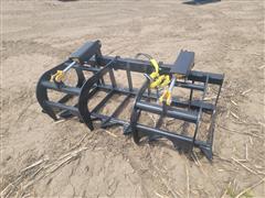 2024 Mid-State 66" Brush Grapple Skid Steer Attachment 