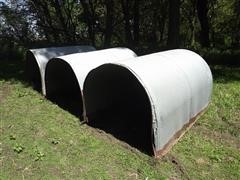 Galvanized Steel Calf Huts 