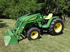 John Deere 4105 Compact Utility Tractor W/Loader 