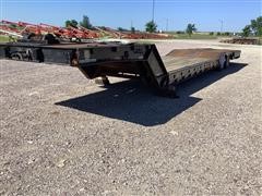 1992 Wilson 4870FTD MUV-ALL T/A Fixed Neck Lowboy W/Hydraulic Tail Section 