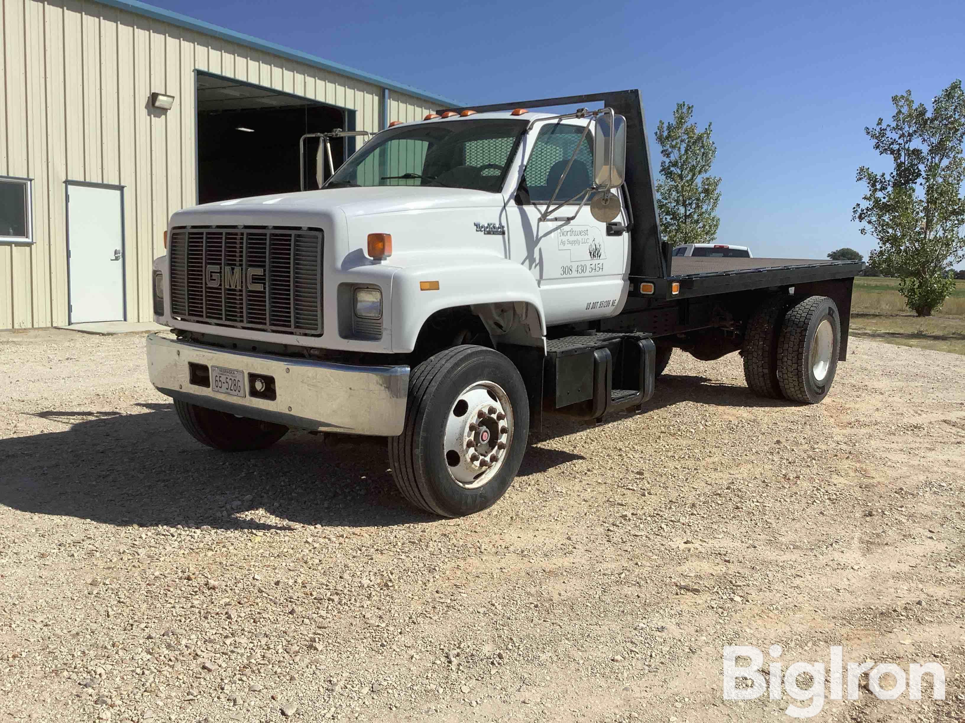 1995 GMC C7000 TopKick S/A Flatbed Truck 