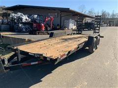 2017 Currahee SS720.14K T/A Equipment Flatbed Trailer 