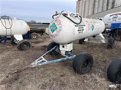 1000-Gallon Anhydrous Ammonia Tank 