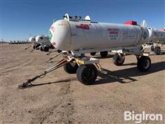 Consumers Cooperative 1000-Gallon NH3 Tank On Running Gear 