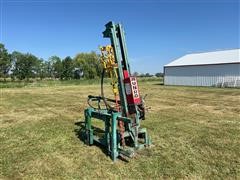 Munro 3-Pt Hydraulic Post Post Pounder W/Pilot Hole Auger 