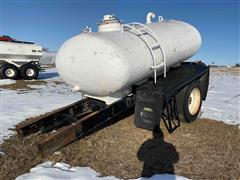 1200-Gallon Fiberglass Tank W/Chassis 