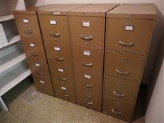 Mid B 4 Drawer Letter File Cabinets 