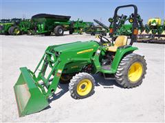 2016 John Deere 3038E MFWD Compact Utility Tractor W/Loader 