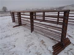 Freestanding 24' Steel Livestock Panels 