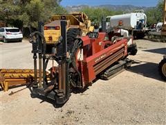 2005 DitchWitch JT921 Directional Boring Machine W/Drill Rods & T/A Flatbed Trailer 