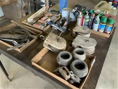 Spray Paint, Sharpening Stones, Cement Tools, Grease Gun 