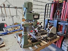 1983 Forte TFY-515 Milling/Drilling Machine & Chop Saws 