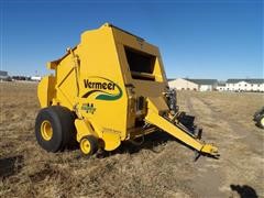 2013 Vermeer 605 Super M CornStalk Special Round Baler 