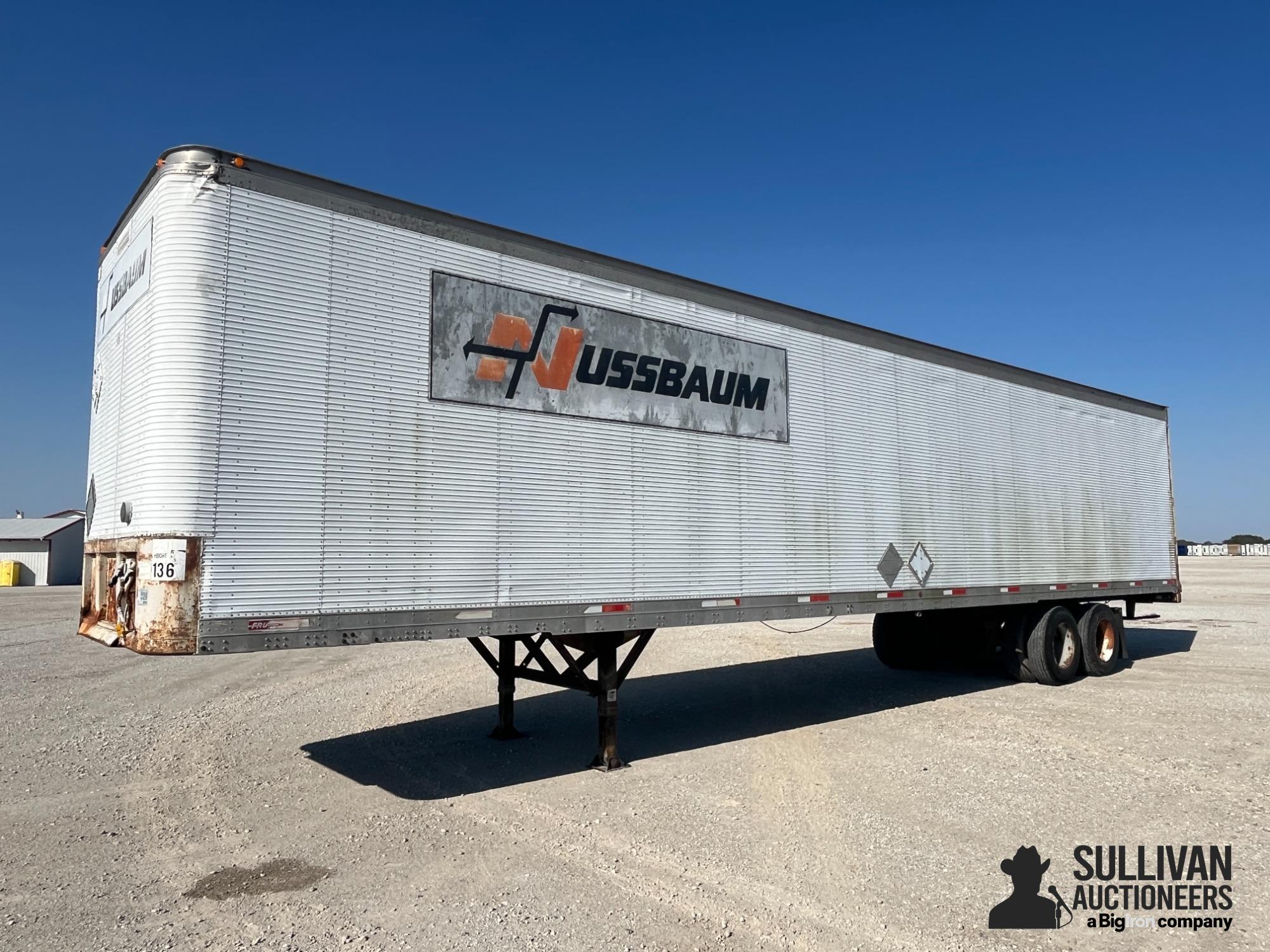 1984 Fruehauf 47' T/A Enclosed Van Trailer 