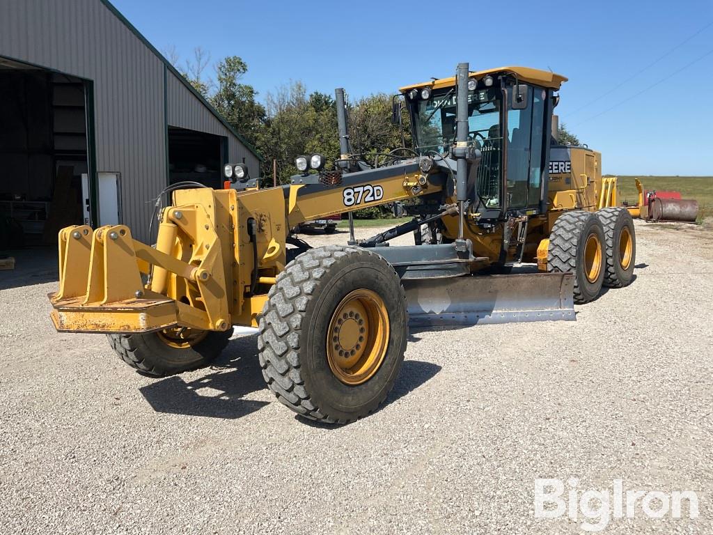 2009 John Deere 872D AWD Motor Grader W/Ripper & Trimble System 