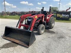 2013 Mahindra 3535 4WD Compact Utility Tractor W/Loader 