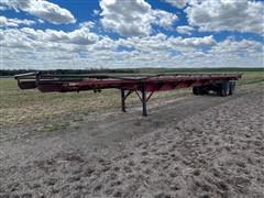 1985 Utility T/A Flatbed Hay Trailer 