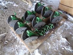 John Deere 1770 XP Rear Planter Closing Wheels And Brackets 