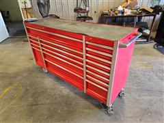 U.S. General 64167 Large Roll Cab Toolbox W/Tools 