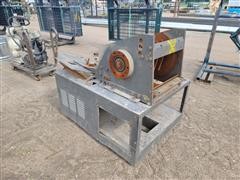 Industrial Roller Mill Mounted On A Bench 
