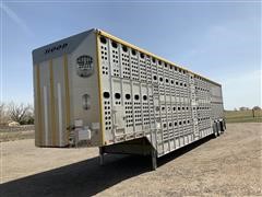 2015 Merritt Gold Line Cattle Drive DDL Tri/A Livestock Trailer 