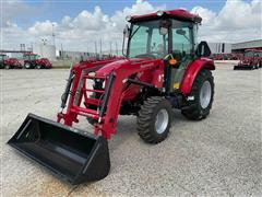 2023 Mahindra 2660 HST CAB Compact Utility Tractor W/Loader 