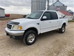 2001 Ford F150 Crew Cab 4x4 Pickup 