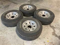 2002 Ford F250 Aluminum Rims & Tires 