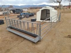 Calf Feeding Pen With Shed 