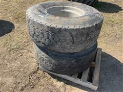 Double Coin 445/65R22.5 Tires & Rims 