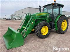 2022 John Deere 6120E MFWD Tractor W/540M Loader 