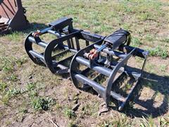 Mid-State Brush Grapple Skid Steer Attachment 