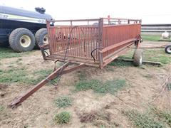 Triple C Hydraulic Lift Livestock Cart 